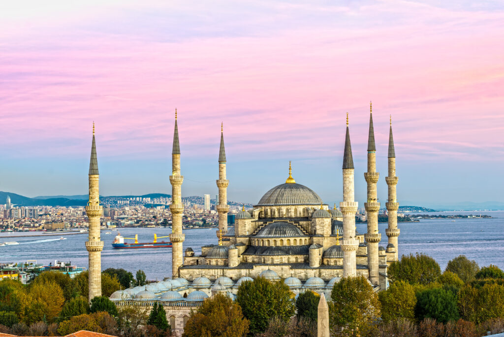 Die blaue Moschee von Istanbul.